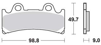 Тормозные колодки Lucas TRW – MCB656SV