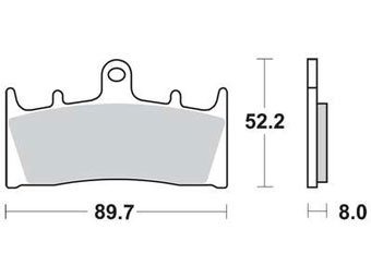 Тормозные колодки Lucas TRW – MCB659TRQ