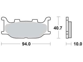 Тормозные колодки для мотоциклов Lucas TRW MCB666SRM