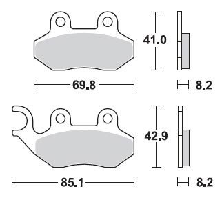 Тормозные колодки Lucas TRW – MCB684