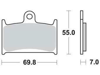 Тормозные колодки Lucas TRW – MCB690SV