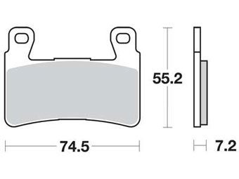 Тормозные колодки Lucas TRW – MCB703
