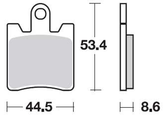 Тормозные колодки Lucas TRW – MCB706SRT