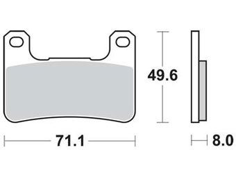 Тормозные колодки Lucas TRW – MCB752TRQ