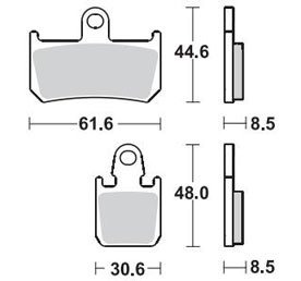 Тормозные колодки Lucas TRW – MCB795SV