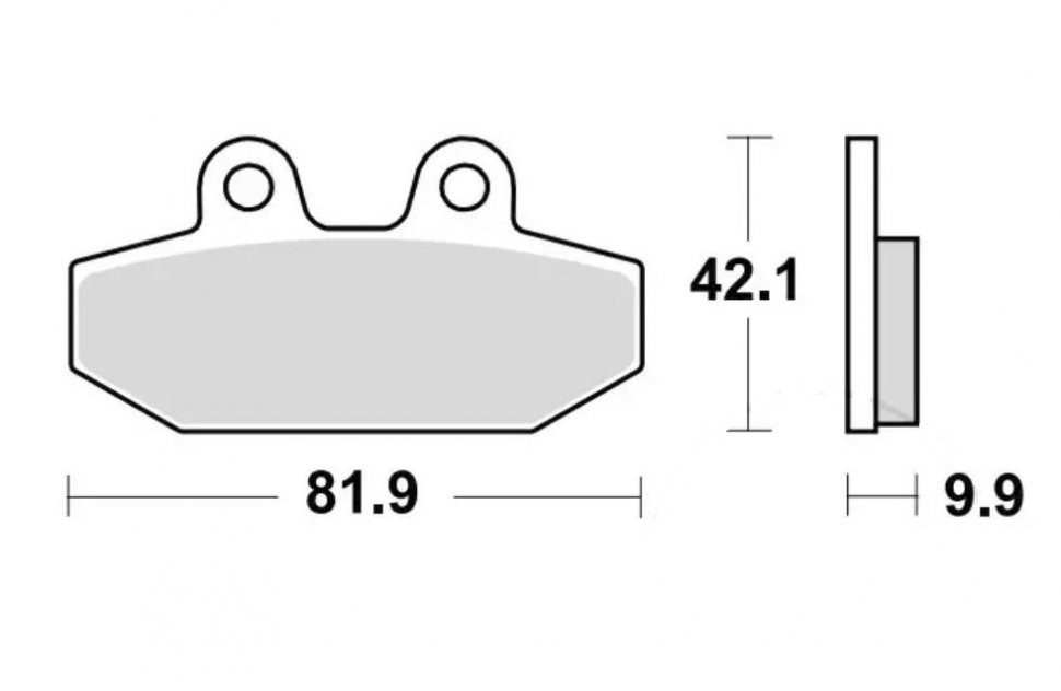 Тормозные колодки для мотоциклов Lucas TRW MCB894SH