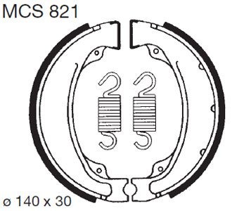 Тормозные колодки Lucas TRW – MCS821