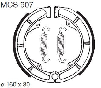 Тормозные колодки Lucas TRW – MCS907