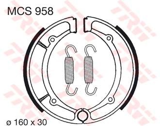 Тормозные колодки Lucas TRW – MCS958