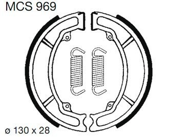 Тормозные колодки Lucas TRW – MCS969