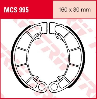 Тормозные колодки барабанные Lucas TRW – MCS995