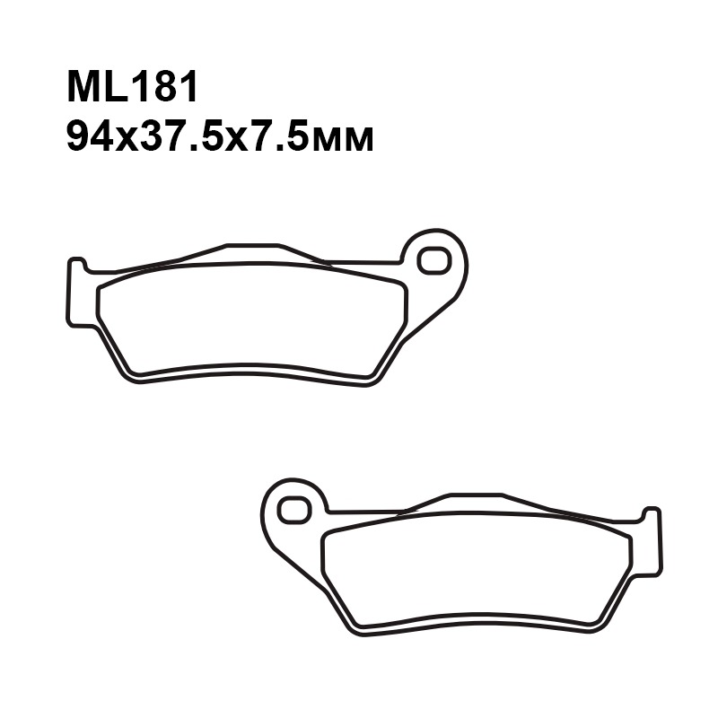 Тормозные колодки Puller ML181