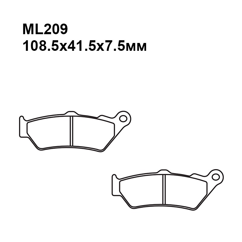 Тормозные колодки Puller ML209