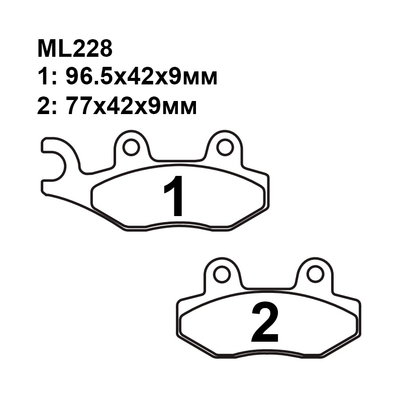 Тормозные колодки Puller ML228