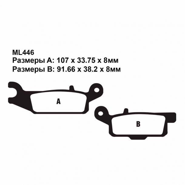 Тормозные колодки Puller ML446