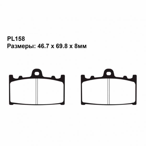 Тормозные колодки Puller PL158