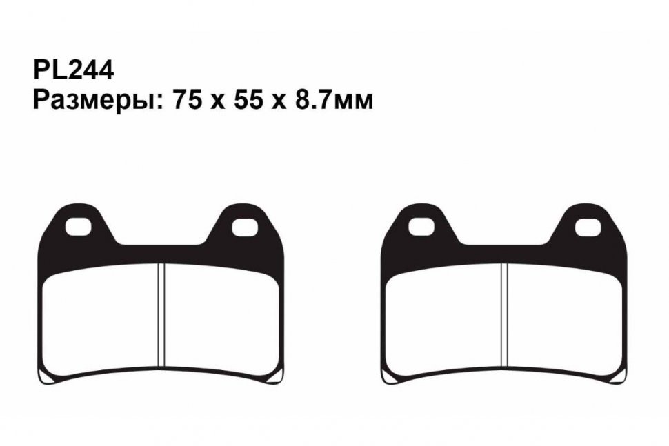 Тормозные колодки Puller PL244