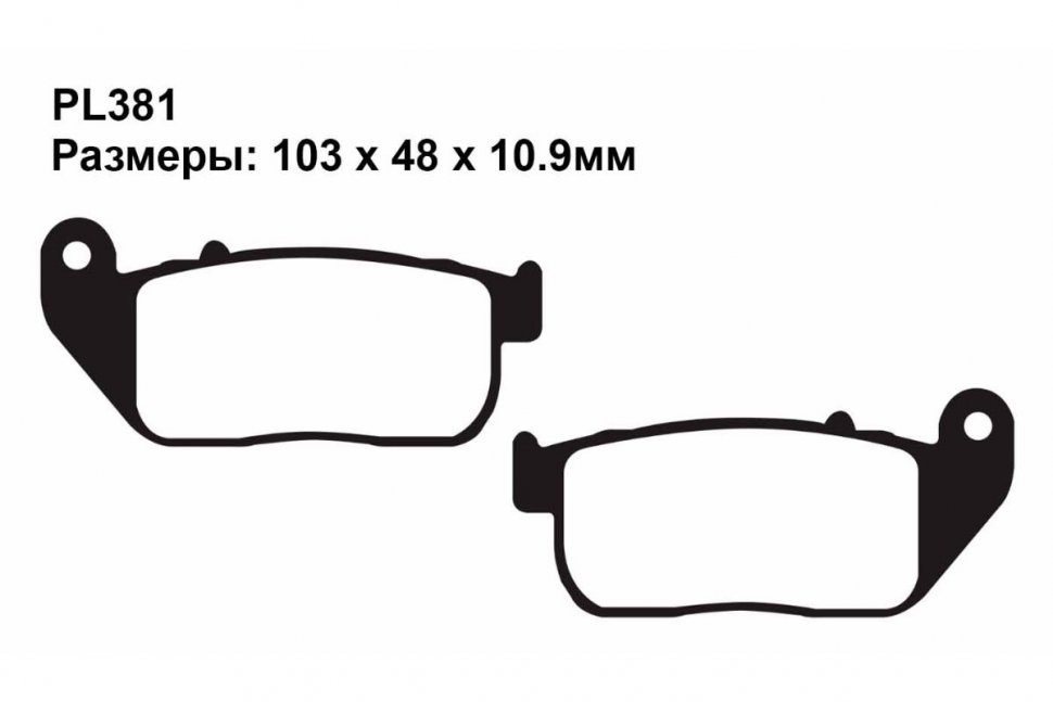 Тормозные колодки Puller PL381