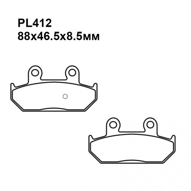 Тормозные колодки Puller PL412