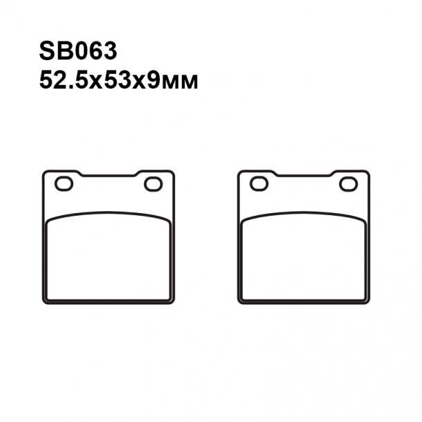 Тормозные колодки Puller SB063