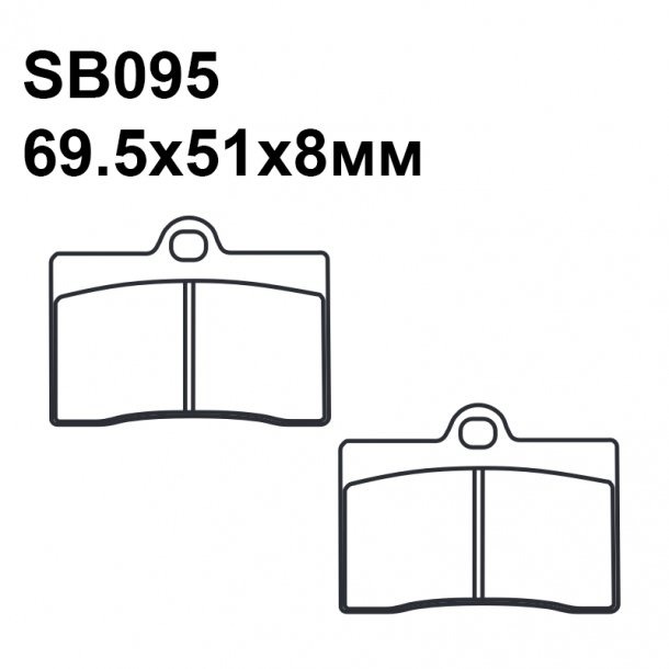 Тормозные колодки Puller SB095