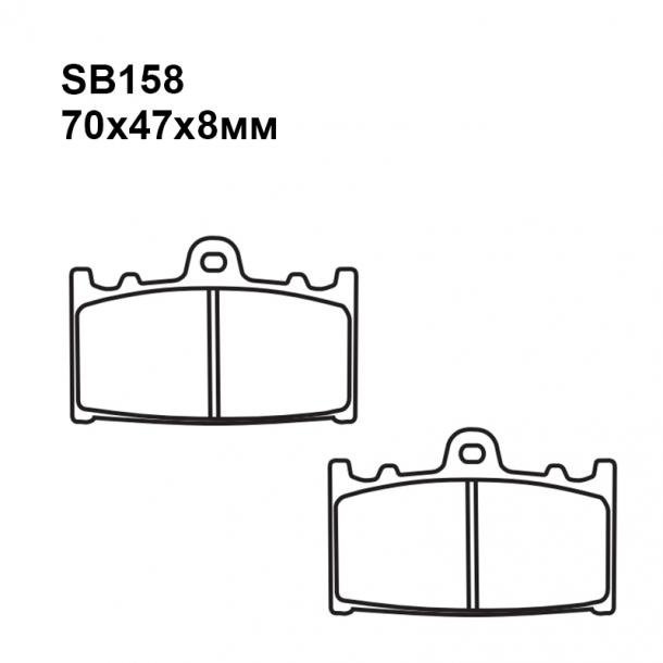 Тормозные колодки Puller SB158