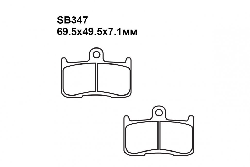 Тормозные колодки Puller SB347