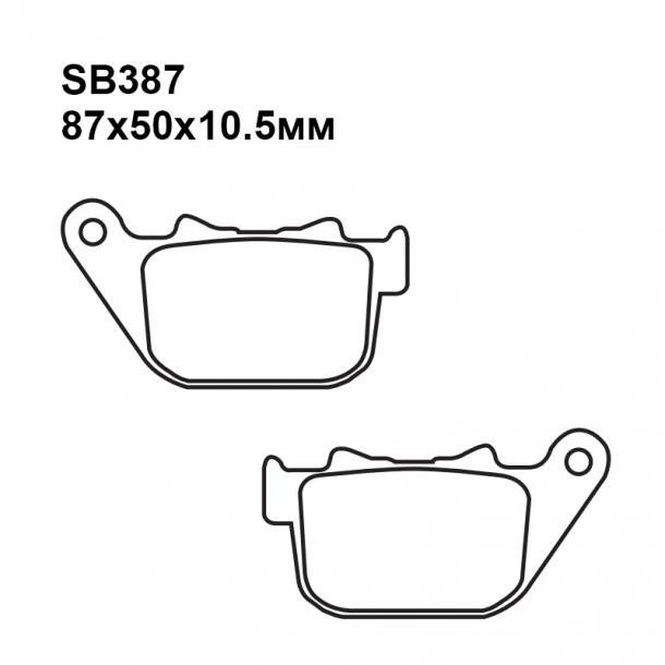 Тормозные колодки Puller SB387