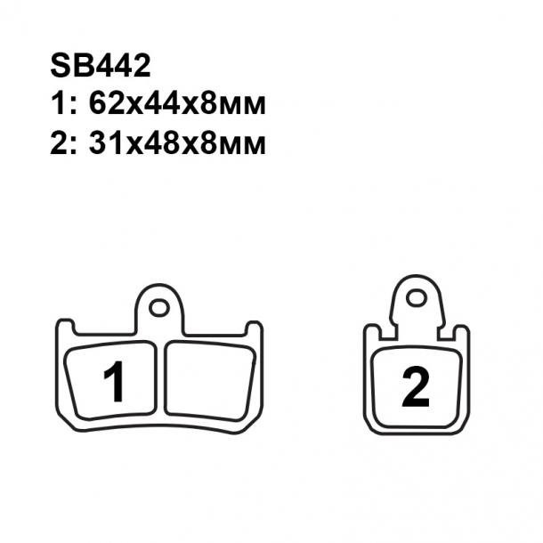 Тормозные колодки Puller SB442