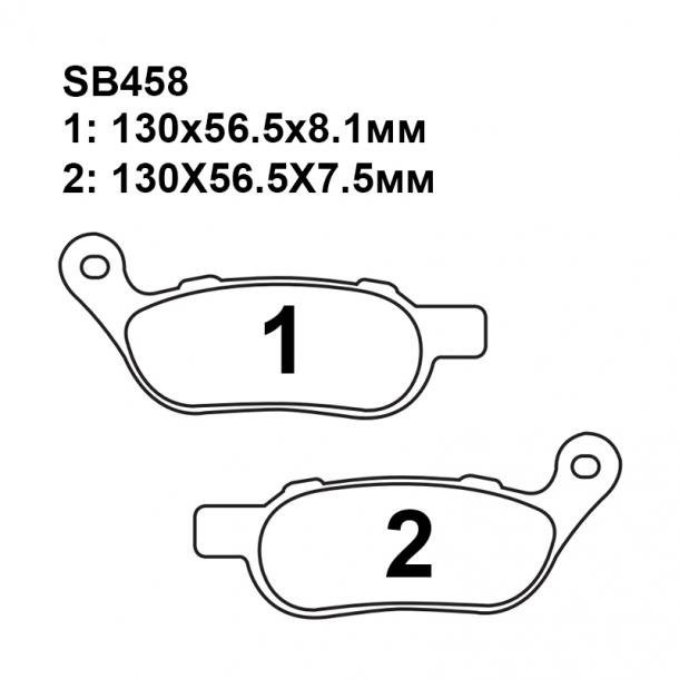 Тормозные колодки Puller SB458