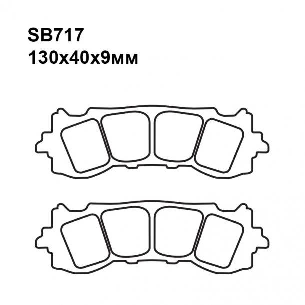 Тормозные колодки Puller SB717