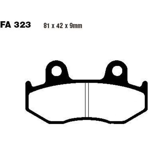 EBC Тормозные колодки для скутера SFA323HH