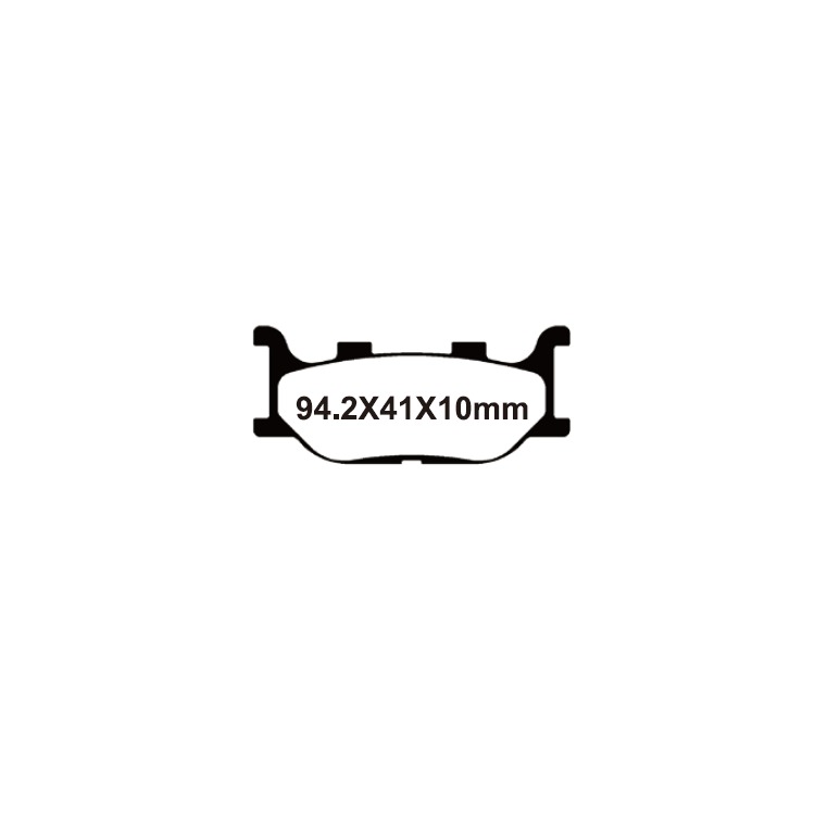 SNT-F003 Тормозные колодки дисковые мото Yongli Sintered (FDB2003ST)