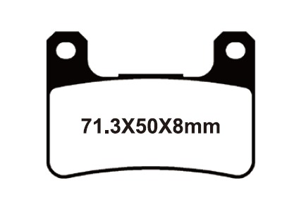 SNT-F119 Тормозные колодки дисковые мото Yongli Sintered (FDB2178ST)