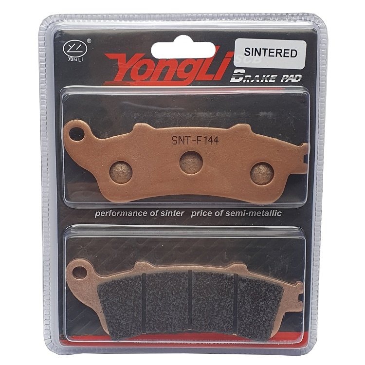 SNT-F144 Тормозные колодки дисковые мото Yongli Sintered (FDB2098ST)