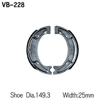 Тормозные колодки Vesrah VB 228
