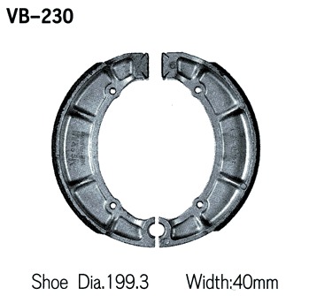 Тормозные колодки Vesrah VB 230