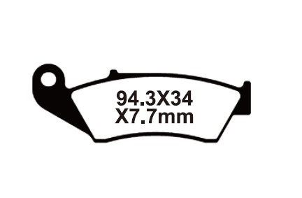 YL-F050 Тормозные колодки дисковые мото Yongli Organic (FDB892P)
