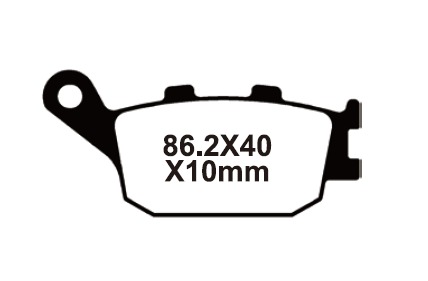 YL-F103 Тормозные колодки дисковые мото Yongli Organic (FDB754P)