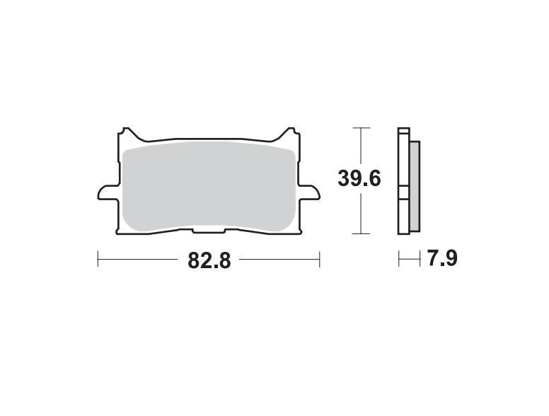 Тормозные колодки Lucas TRW – MCB888SV