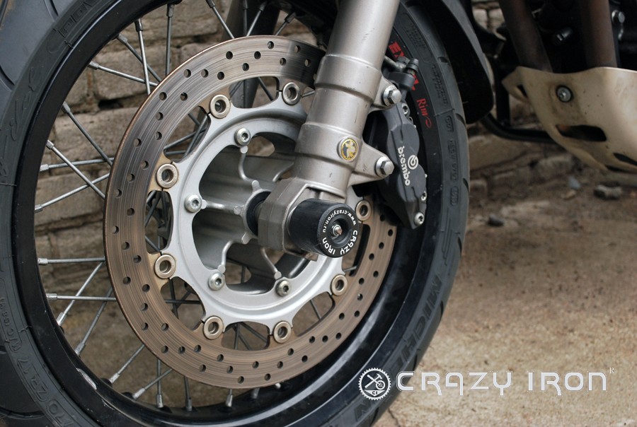 Crazy Iron 3201 Слайдеры Yamaha XT660X, XT660R в ось переднего колеса