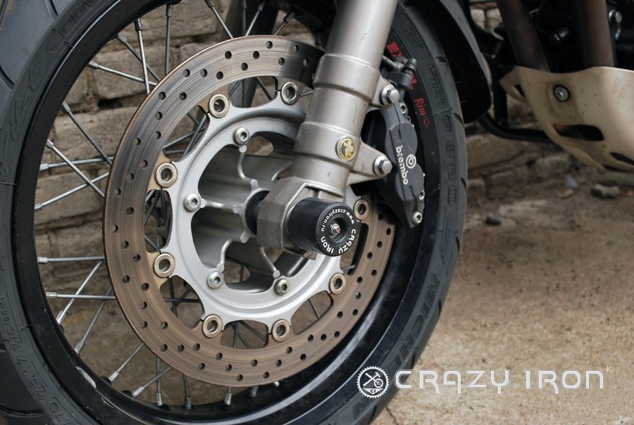 Crazy Iron 3201 Слайдеры Yamaha XT660X, XT660R в ось переднего колеса