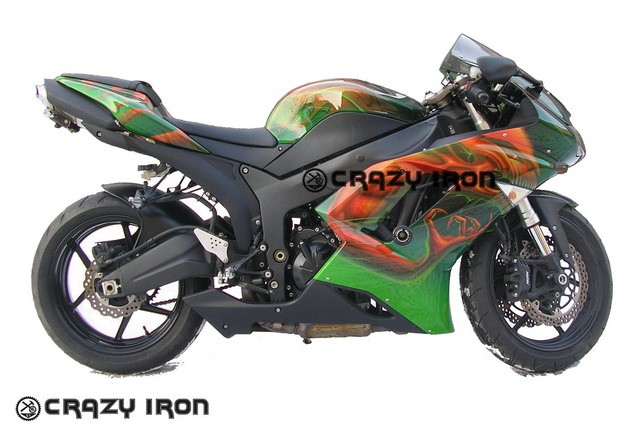 Crazy Iron Слайдеры для Kawasaki ZX-6R 2007-2008