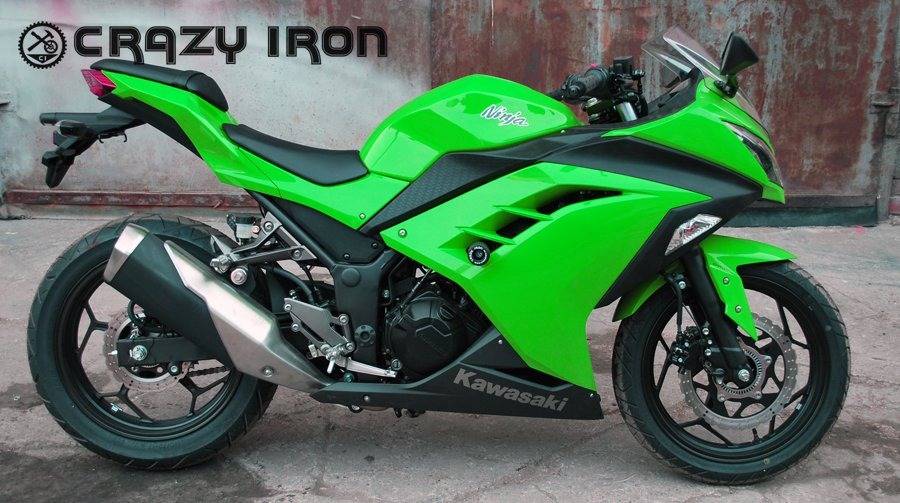 Crazy Iron Слайдеры для Kawasaki Ninja 300R 2013-2016