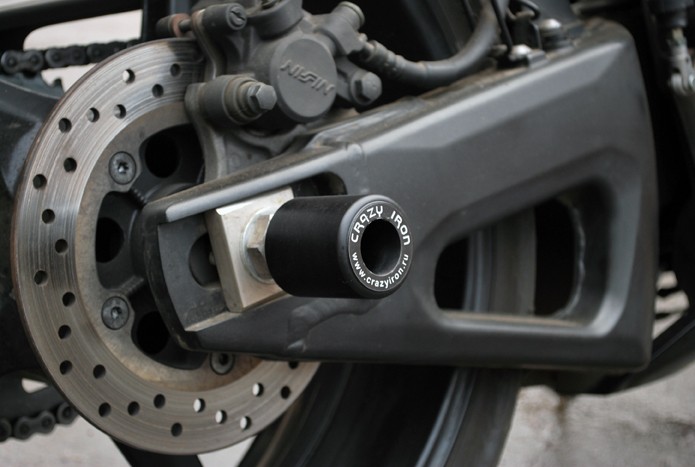 Crazy Iron Слайдеры в ось заднего колеса для Yamaha YZF-R1 2007-2014 YZF-R6 2006-2016