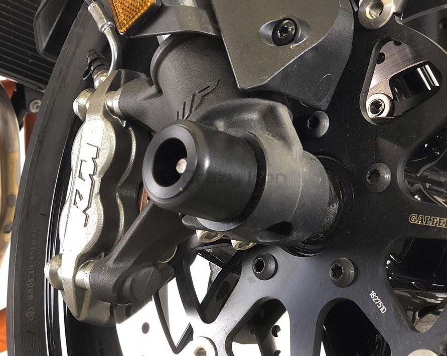 Crazy Iron Слайдеры в ось переднего колеса KTM Duke 790, Duke 890, Duke 990, CFMOTO 800NK