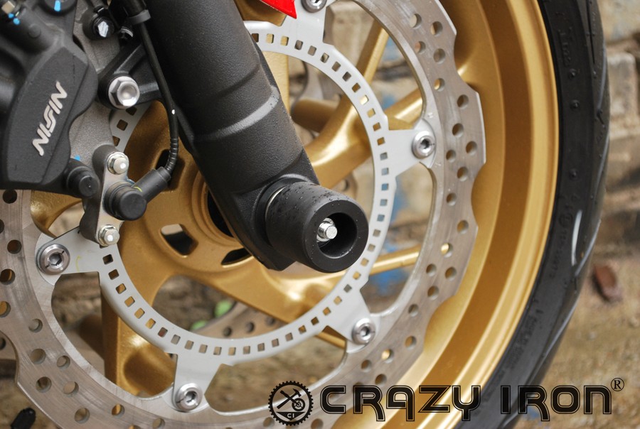 Crazy Iron Слайдеры в ось переднего колеса для Honda VFR1200F/FD 2010-2016