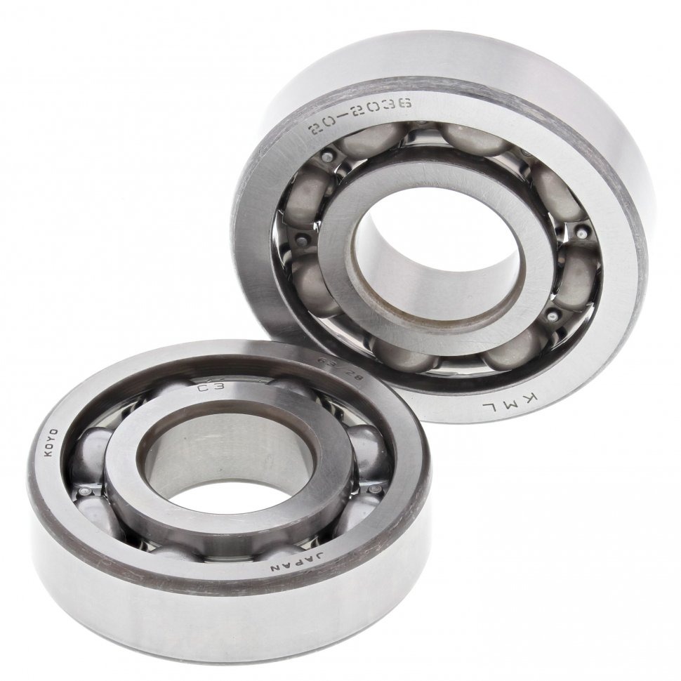 Комплект подшипников коленвала Allballs под мотоцикл Honda XR200 80-84, XR200R 81-94