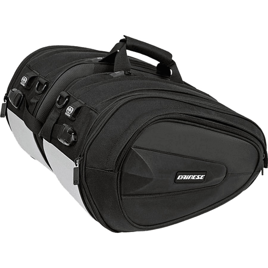 Dainese Сумки багажные боковые 22/30л W01 STEALTH-BL