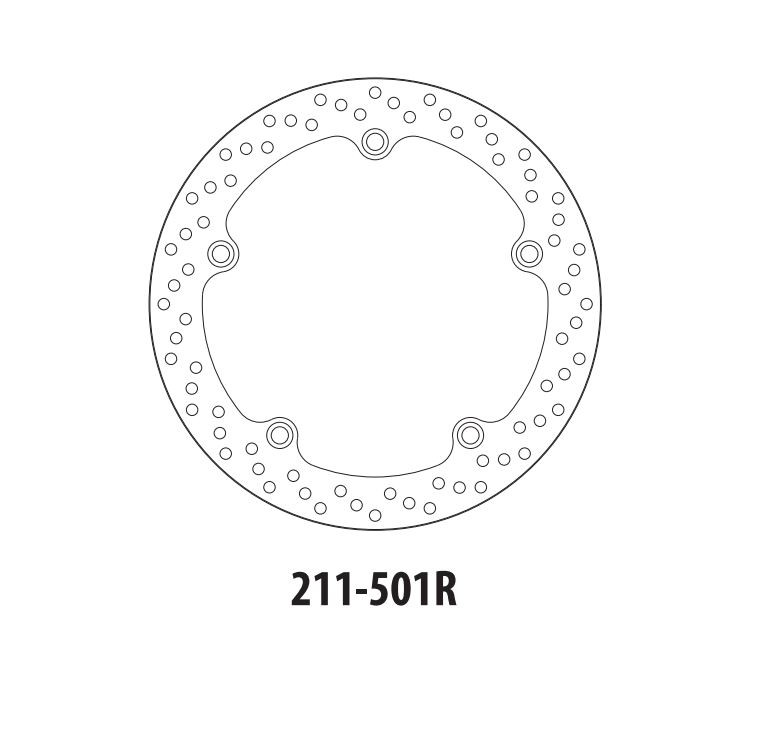 Тормозной диск задний GOLDfren 211-501R